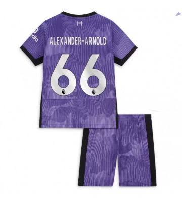Liverpool Alexander-Arnold #66 Replika Babytøj Tredje sæt Børn 2023-24 Kortærmet (+ Korte bukser)